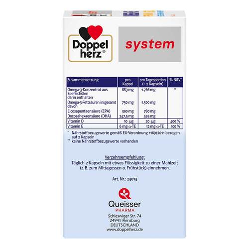 Doppelherz Omega-3 Premium 1500 system Kapseln - 5