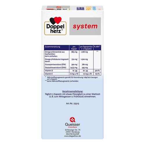 Doppelherz Omega-3 Premium 1500 system Kapseln - 3