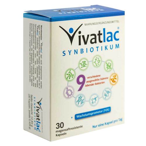 Vivatlac Synbiotikum magensaftresistente Kapseln - 1
