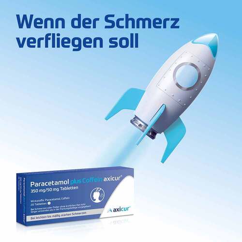 Paracetamol plus Coffein axicur 350 mg / 50 mg Tabletten  - 6