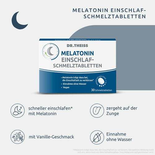 DR.THEISS Melatonin Einschlaf-Schmelztabletten - 2