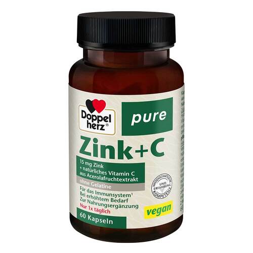 Doppelherz Zink + C pure Kapseln - 1