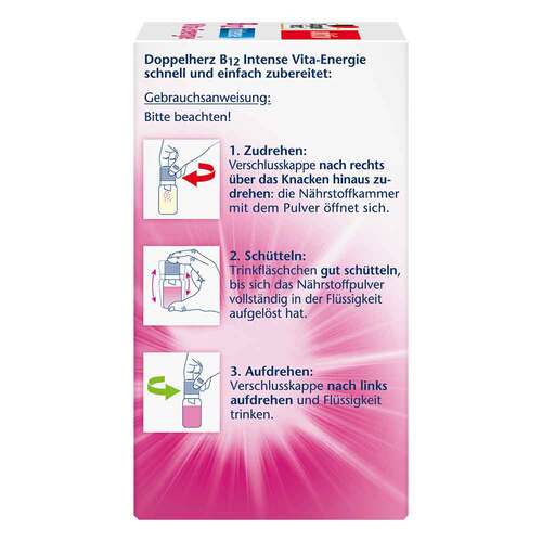 Doppelherz B12 Intense Vita-Energie Trinkflasche  - 4