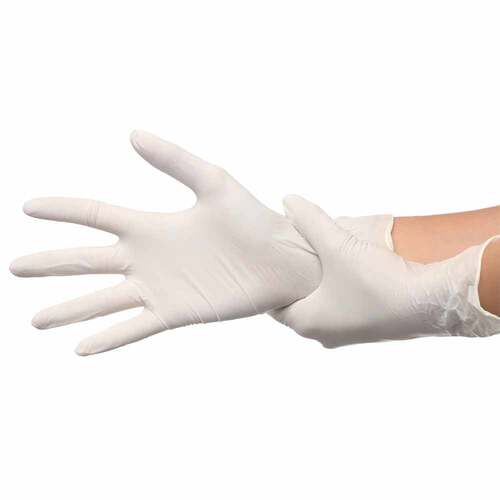 Domotherm Untersuchungshandschuhe Latex unsteril pf S wei&szlig; - 2