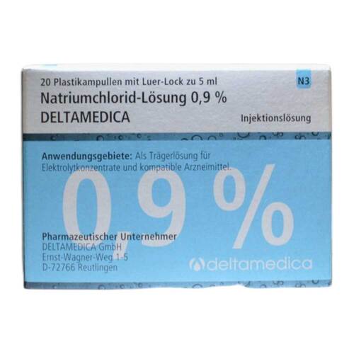 NATRIUMCHLORID-L&ouml;sung 0,9% Deltamedica Luer-Lo Pl. - 1