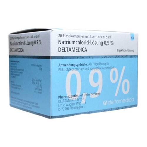 NATRIUMCHLORID-L&ouml;sung 0,9% Deltamedica Luer-Lo Pl. - 4