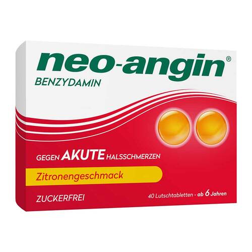 Neo-Angin Benzydamin akute Halsschmerzen Zitrone - 1