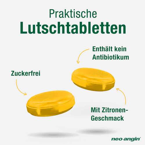 Neo-Angin Benzydamin akute Halsschmerzen Zitrone - 3