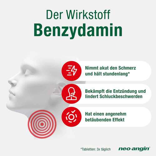 Neo-Angin Benzydamin akute Halsschmerzen Zitrone - 4