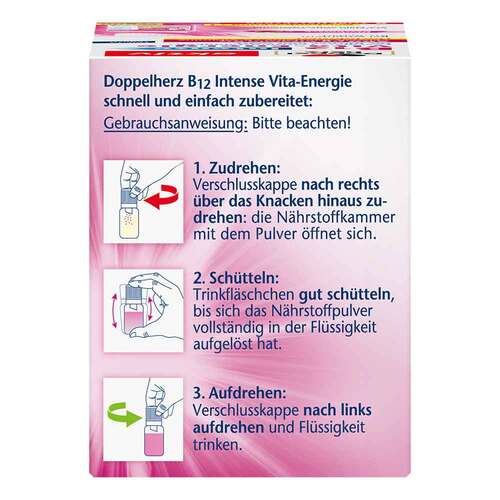 Doppelherz B12 Intense Vita-Energie Trinkflasche  - 3