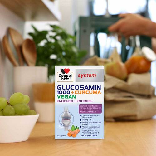 Doppelherz Glucosamin 1000 + Curcuma vegan syst.Kapseln  - 2