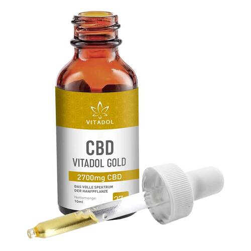 CBD 27% Bio Hanfextrakt &Ouml;l Vitadol gold - 3
