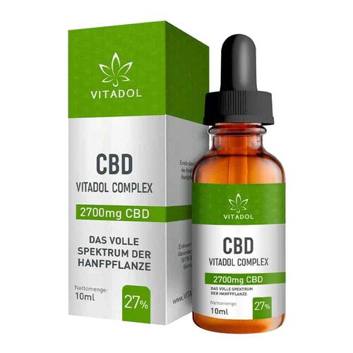 CBD 27% Bio Hanfextrakt &Ouml;l Vitadol Complex - 1