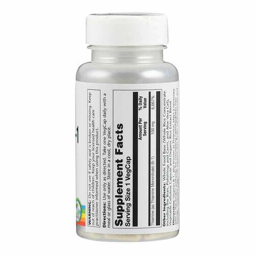 Vitamin B1 100 mg Solaray Kapseln - 2