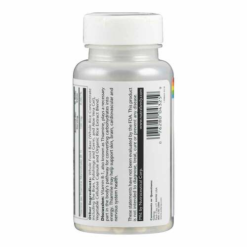 Vitamin B1 100 mg Solaray Kapseln - 3