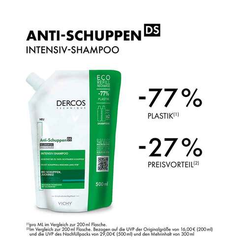 VICHY DERCOS Anti-Schuppen Shampoo fett.Kopfh.NF - 5