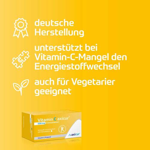 Vitamin C Axicur 500 mg Filmtabletten - 3