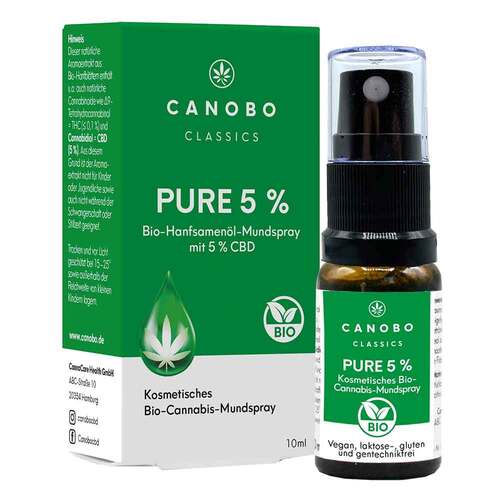CANOBO Pure 5% Bio CBD Mundspray - 1