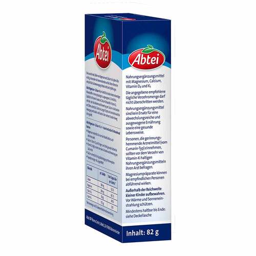 Abtei Magnesium Calcium + D+K Tabletten - 3