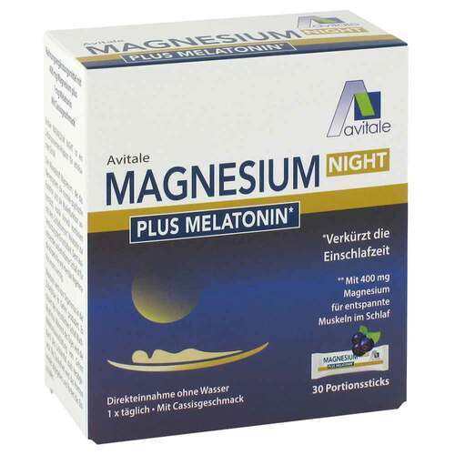 Magnesium Night plus 1 mg Melatonin Direktsticks - 1