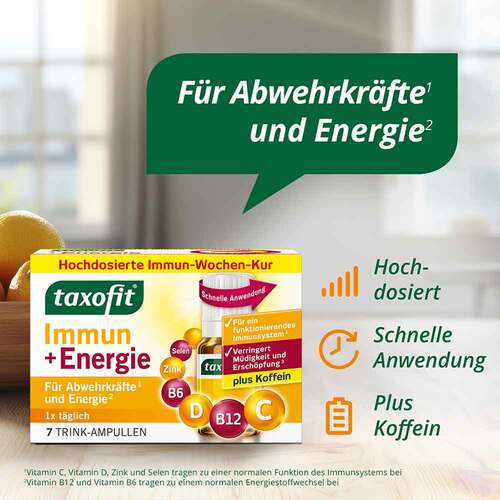 Taxofit Immun &amp; Energie Trinkampullen - 2