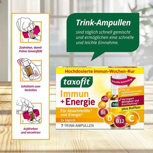 Taxofit Immun &amp; Energie Trinkampullen - 4