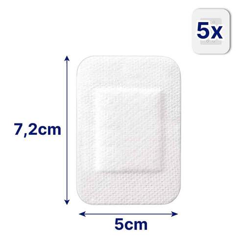 Hansaplast Ultra Sensitive Wundverband 5x7,2 cm XL - 2