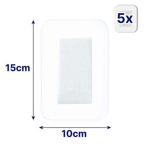 Hansaplast Aqua Protect Wundverband steril 10x15 cm - 2