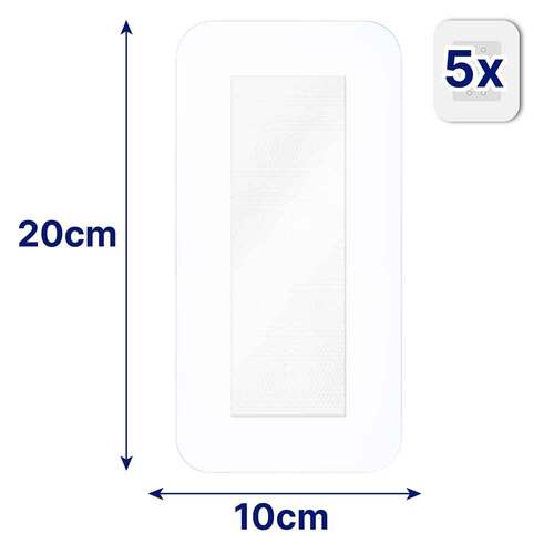 Hansaplast Aqua Protect Wundverband steril 10x20 cm - 2