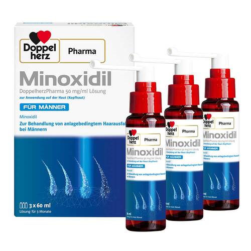 Minoxidil DoppelherzPhar.50mg / ml L&ouml;sung Anw.Haut Mann - 1