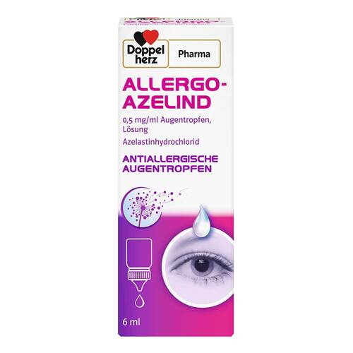 Allergo-Azelind DoppelherzPha. 0,5 mg / ml Augentropfen - 1