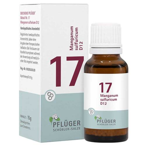 Biochemie Pfl&uuml;ger 17 Manganum sulfuricum D 12 Gl. - 1