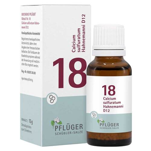 Biochemie Pfl&uuml;ger 18 Calcium sulfuratum D 12 Globuli  - 1