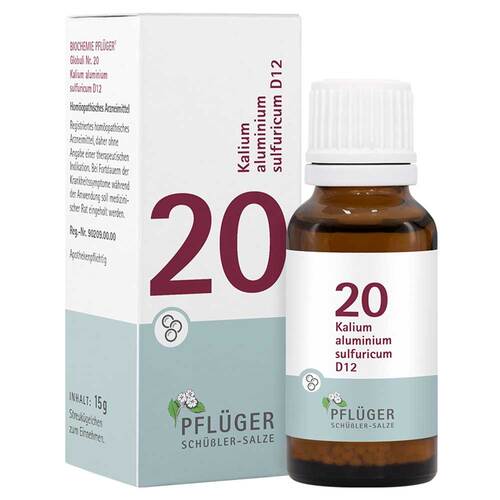 Biochemie Pfl&uuml;ger 20 Kalium alumin.sulfuricum D 12 Gl. - 1