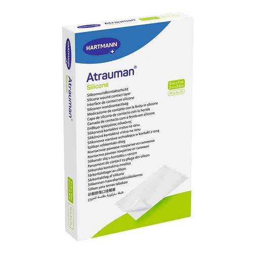 ATRAUMAN Silicone steril 5x7 cm Kompressen - 1