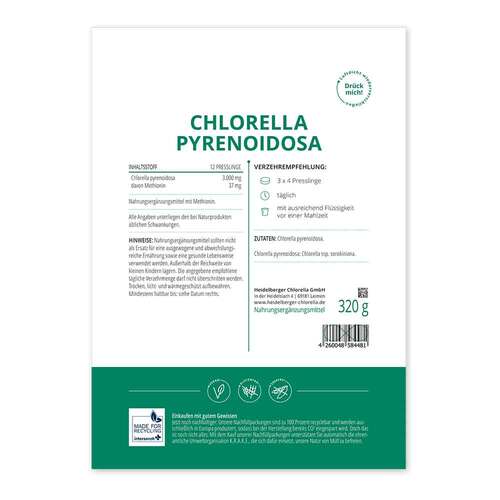 Chlorella Pyrenoidosa Presslinge - 2