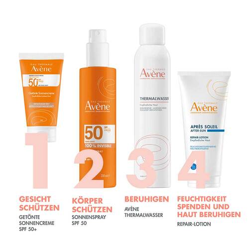 Avene Sonnencreme Spf 50 + get&ouml;nt - 5