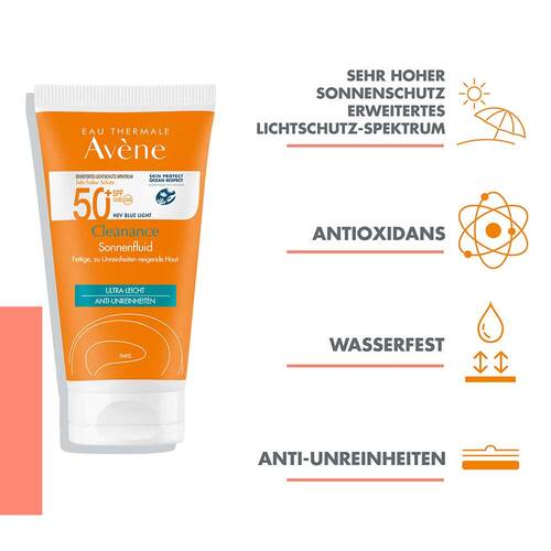 Avene Cleanance Sonnenfluid Spf 50 +  - 2