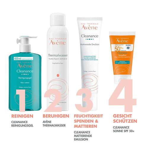 Avene Cleanance Sonnenfluid Spf 50 +  - 5