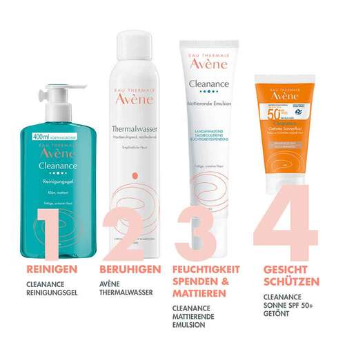 Avene Cleanance Sonnenfluid Spf 50 + get&ouml;nt - 5