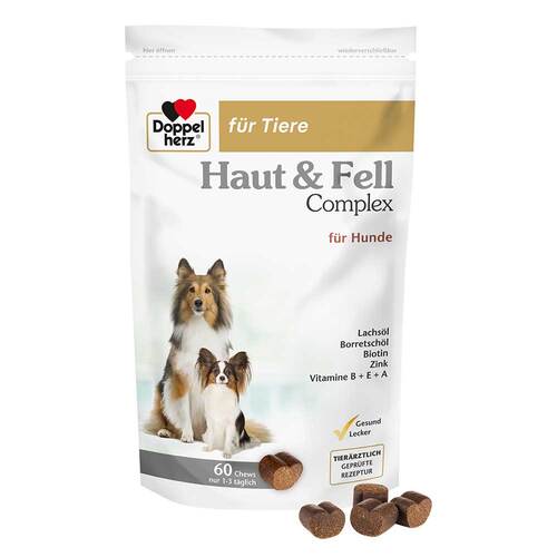 Doppelherz f&uuml;r Tiere Haut&Fell Compl.Chews f&uuml;r Hunde - 1