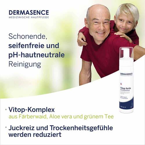 Dermasence Vitop forte Reinigungsschaum - 3