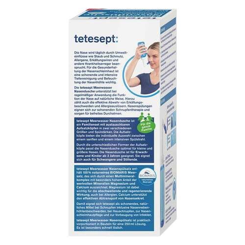 Tetesept Meerwasser Nasendusche - 4