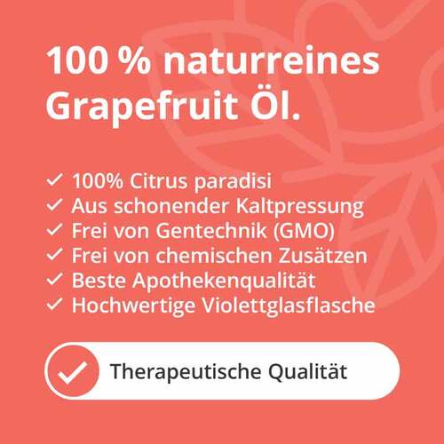 GRAPEFRUIT &Ouml;L Naturrein &auml;therisches &Ouml;l - 2