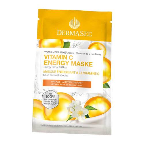 DERMASEL Totes Meer Vitamin C Energy Maske - 1