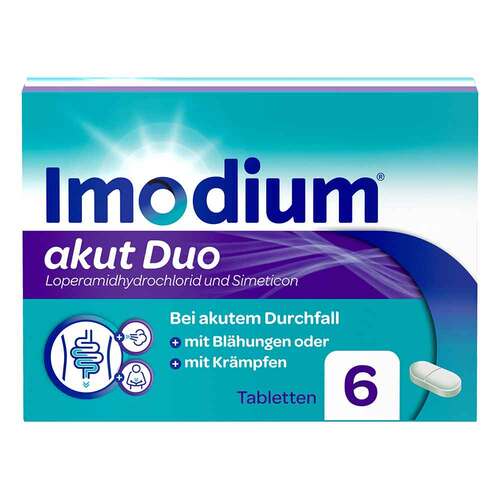 Imodium akut Duo 2 mg / 125 mg Tabletten - 1