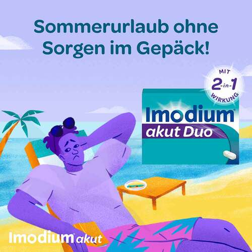 Imodium akut Duo 2 mg / 125 mg Tabletten - 6