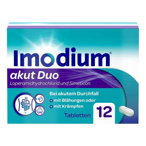 Imodium akut Duo 2 mg / 125 mg Tabletten - 1