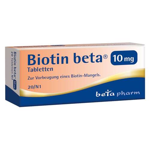 Biotin Beta 10 mg Tabletten - 1