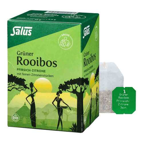 Gr&uuml;ner Rooibostee Pfir.Zit.Kr&auml;ut.Fr&uuml;.Tee Bio Salus - 1